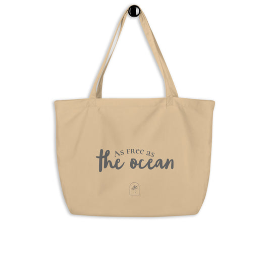 Large ocean tote bag